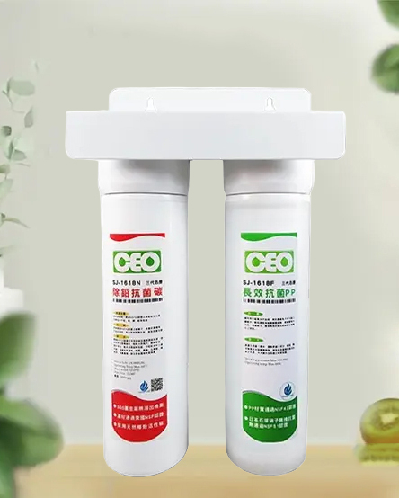 淨水器｜三代快拆 雙管 吊式