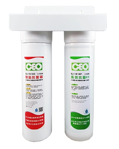淨水器｜三代快拆 雙管 吊式